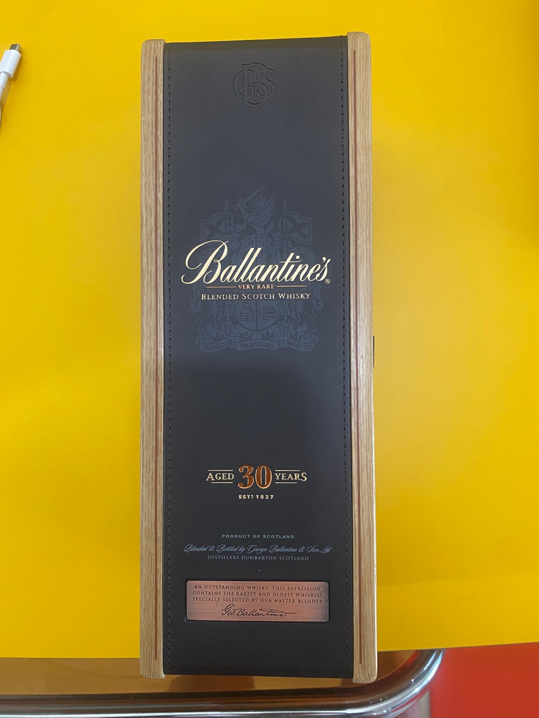 잔잔옥션:) 발렌타인 30년 우드 1