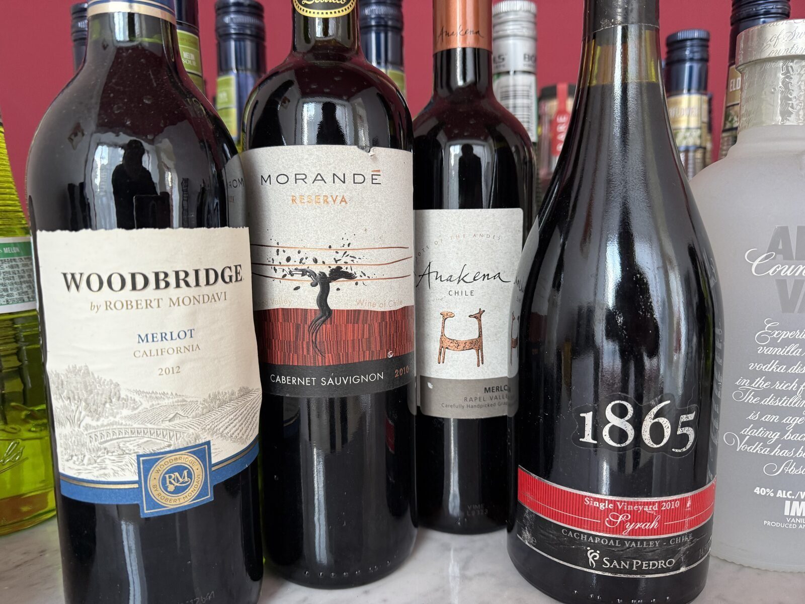 서비스 보틀 3:) 재고 와인 4병 묶음