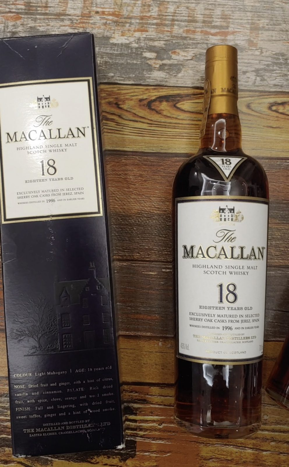 연속경매 :) 맥캘란 18년 1996