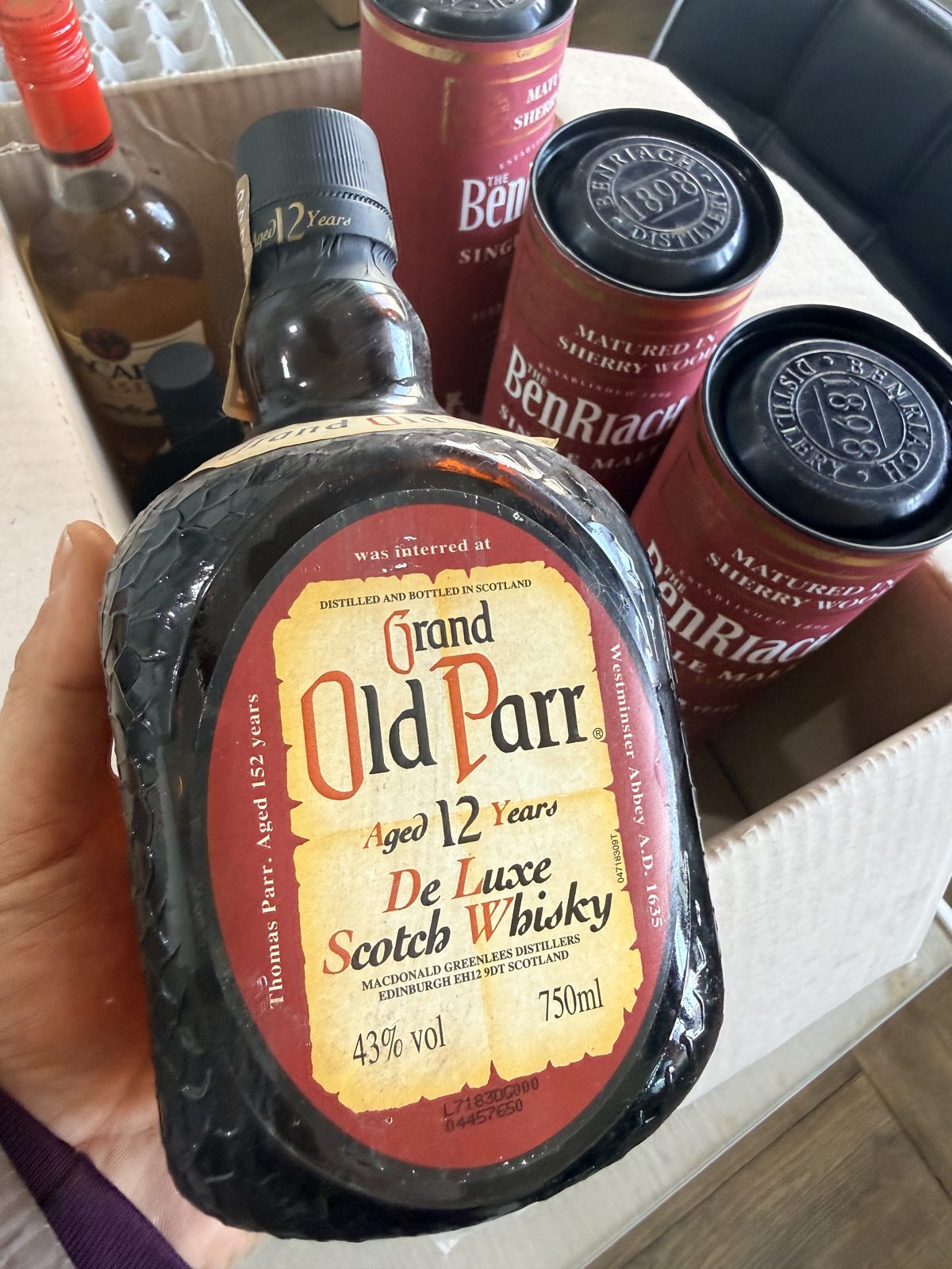 올드파 12년 750ml 구형