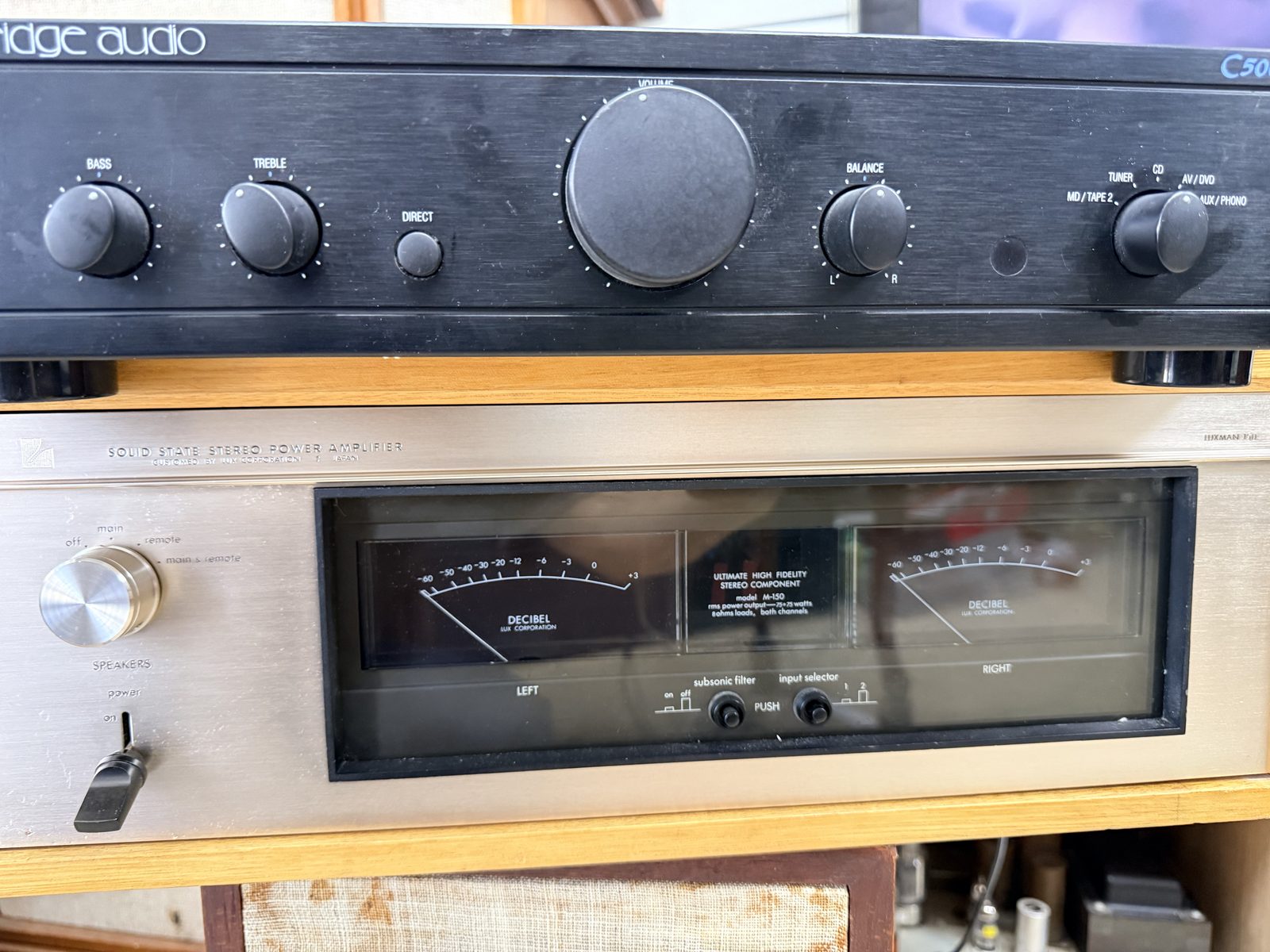 1일 1기기 :) 럭스만 M150 파워앰프 3